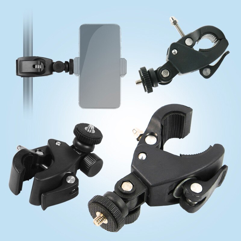Tablet Stand Bracket Ring Light Ball Head Tripod Adapter Photography Camera Shoe Phone Clip Replacement Parts Accessory