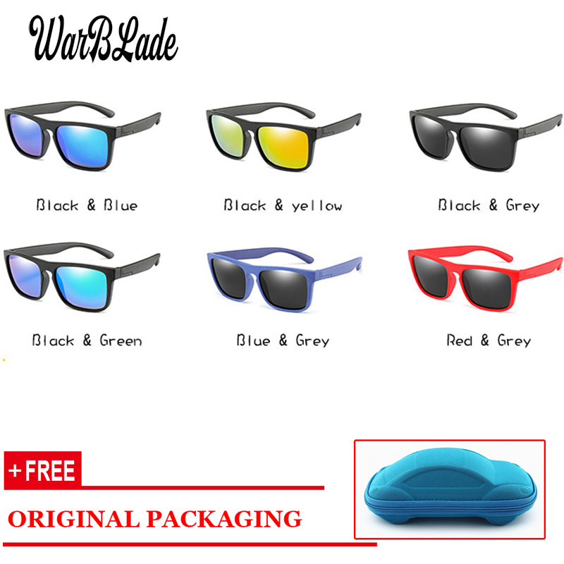 WBL Kinderen Kids Zonnebril Jongens Meisjes Gepolariseerde Zonnebril Baby Baby Siliconen Flexibele Veiligheid Frame Shades Eyewear UV400