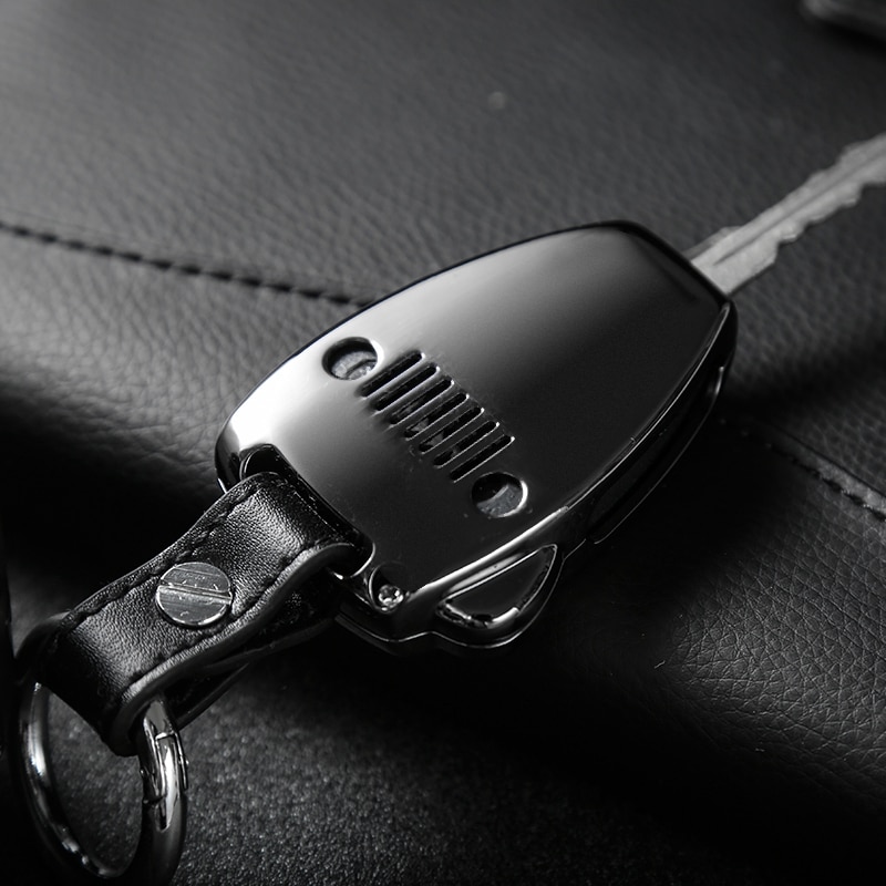 Porte-clés coque pour Jeep Wrangler JK – , étui de protection pour Jeep Compass – Patriot: Black