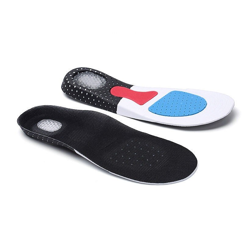 Sport Running Gel Inlegzolen Gratis Grootte Unisex Orthopedische Arch Ondersteuning Sport Schoen Pad Insert Kussen voor Mannen Vrouwen Camping wandelen