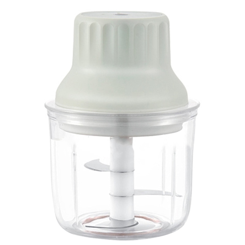 Electric Garlic Chopper Wireless Portable Mini Food Processor Glass Press Mincer Vegetable Chopper for Shredding Slicing: Default Title