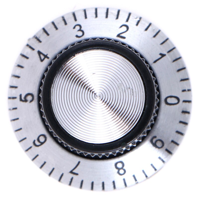 1pc Potentiometer Knob C3 Knob With A Digital Scale Metal Surface Potentiometer Knob 6MM
