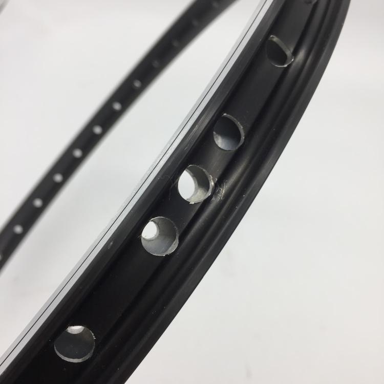 18 inch bike rim double layer aluminum alloy bicycle rims 20/24/28/32/36 hole A/V valve black rim