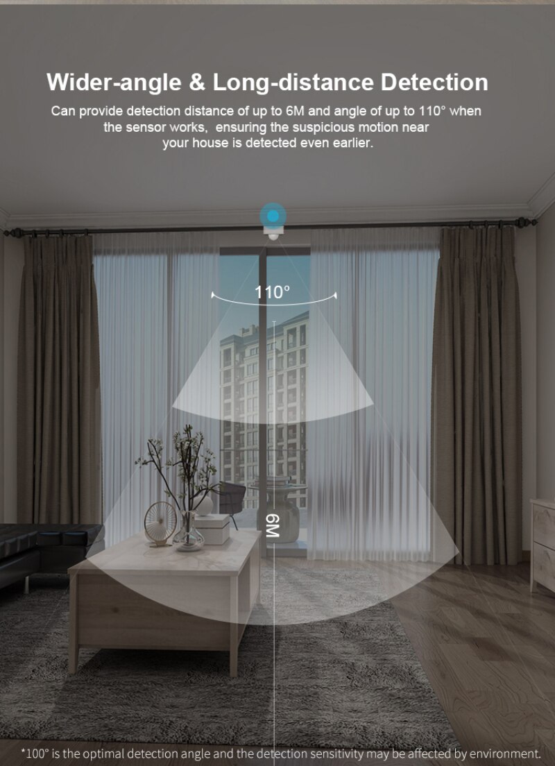 Sonoff SNZB-03 Zigbee Motion Sensor Detector Smart Home Afstandsbediening Conrol Via Ewelink Zbbridge Vereist Werken Met Alexa Google Thuis