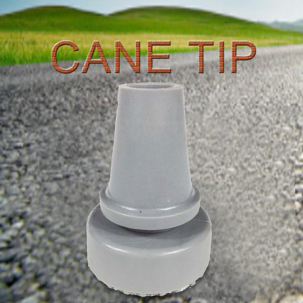Cane Tip Bottom 19mm Soft Gum Rubber Pads Walking Hiking Sticks End Cover Tips Cane Crutch Pad Rubber Heavy Duty Metal Ferrule
