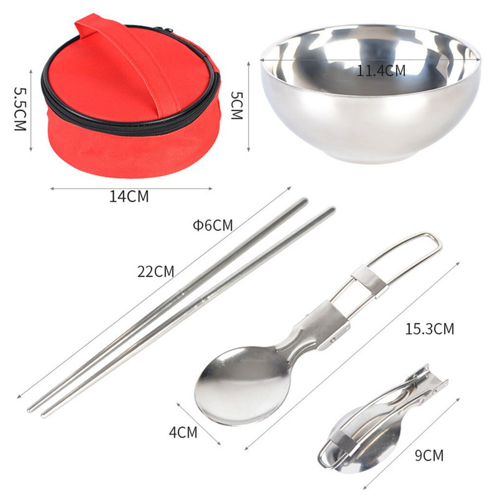 3 In1 Camping Servies Outdoor Pannenset Potten Toeristische Gerechten Bowler Keuken Tool Instrument Gebruiksvoorwerpen Wandelen Picknick Reizen