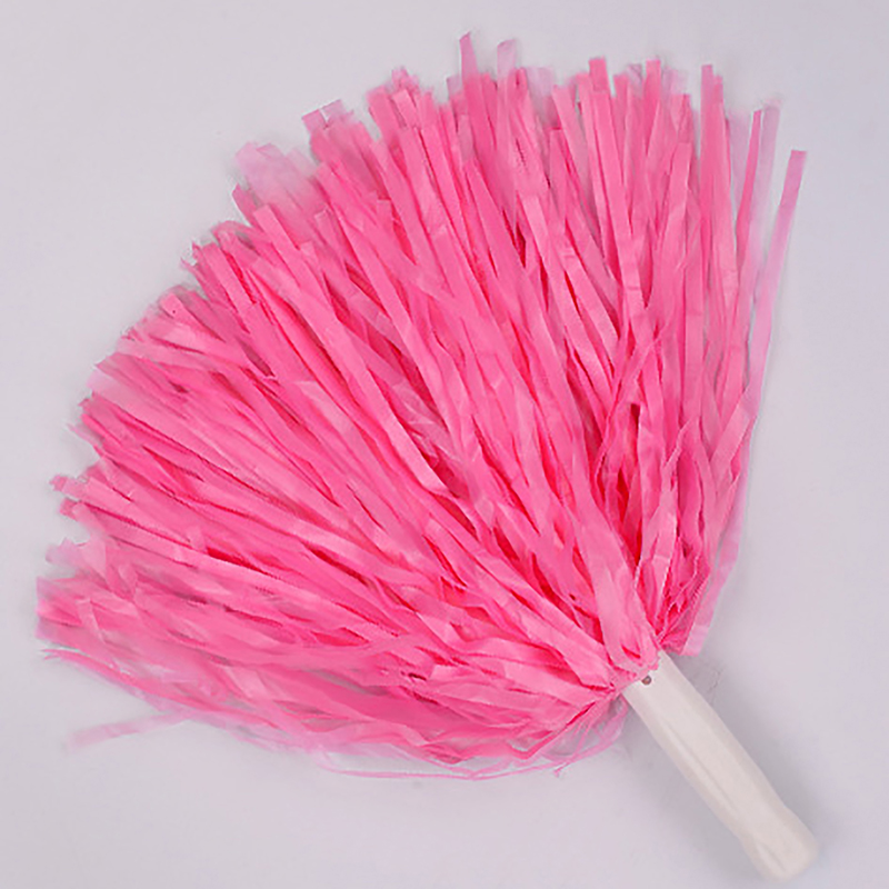 1PC 25CM Cheer Dance Sport Competition Cheerleading Pom Poms Flower Ball For for Football Basketball Match Pompon Children Use