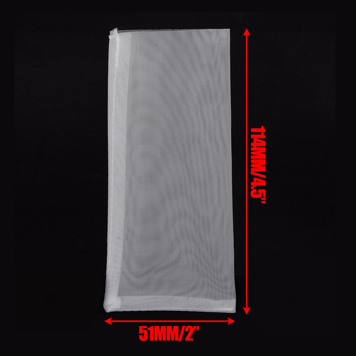 20 stücke 2'' x 4.5 "Mikron Kolophonium Presse Filter Taschen Für Garten Liefert Nylon Bildschirm mit Klappe