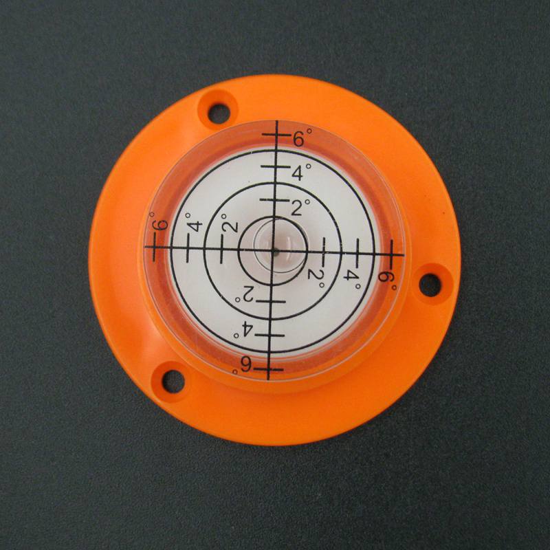 HACCURY 50*17mm Bullseye Wasserwaage wasserwaage Runde Rund libelle wiht befestigungslöcher