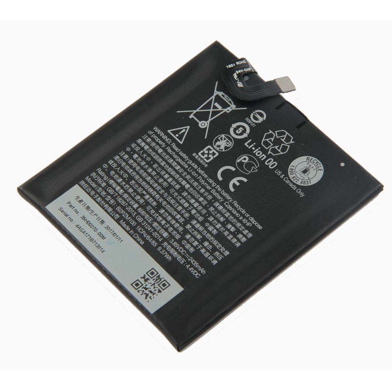 Originale Ad Alta Capacità B2PZM100 Batteria per HTC alpino, U giocare a, U Giocare TD-LTE, U Giocare TD-LTE doppio SIM 2435 mAh