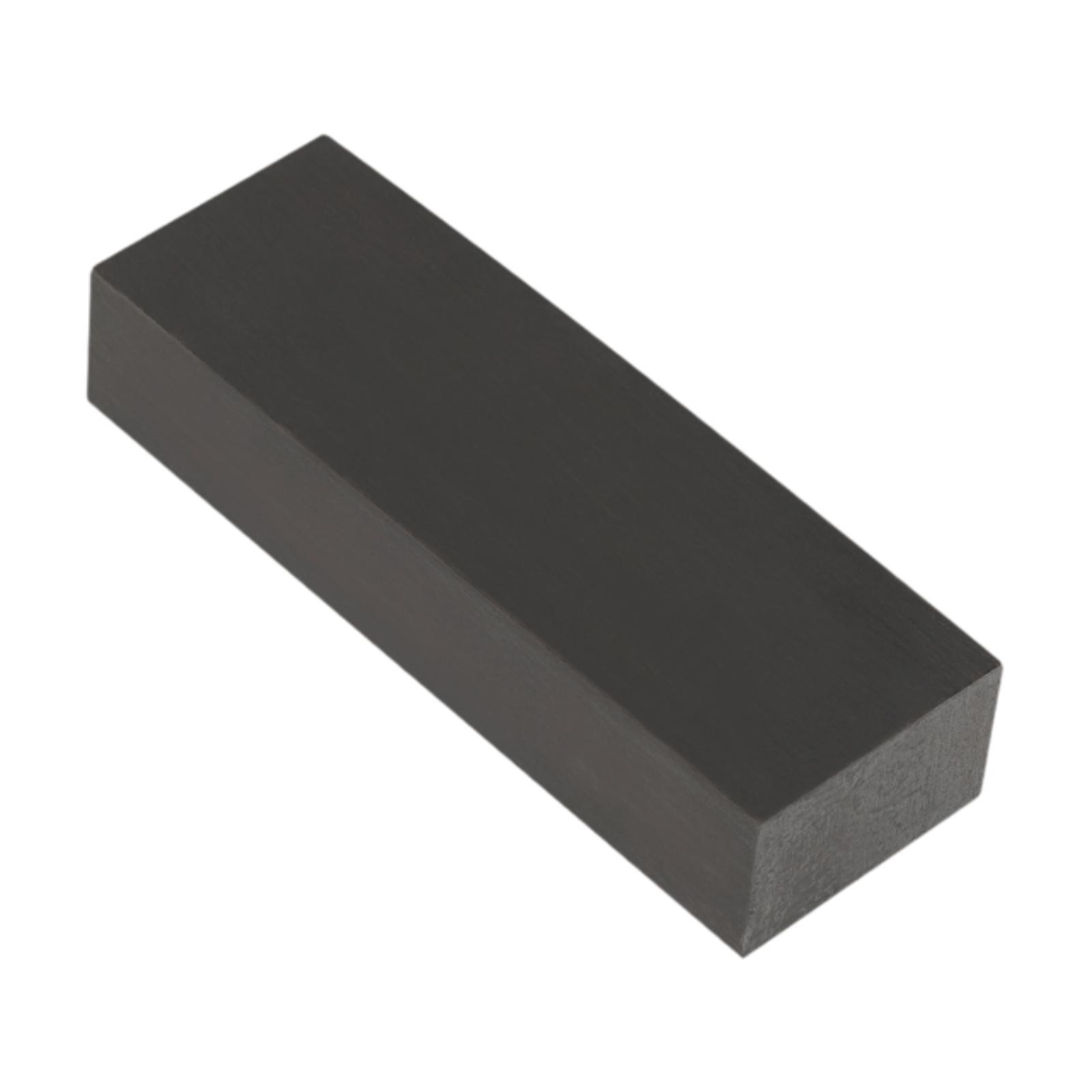 Bois d'ébène noir, bois d'ébène noir, matériel artisanal vierge en bois pour outils