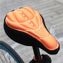 Accesorios para equipos de bicicleta, funda de silicona para asiento de bicicleta de montaña, funda para cojín de asiento 3D