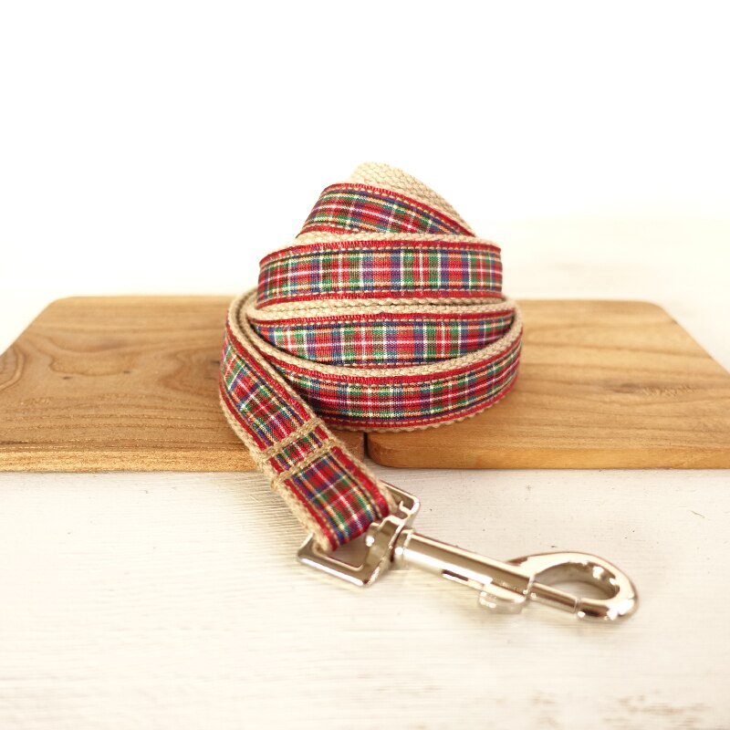 Gratis Graveren Naam Id Britse Stijl Kleurrijke Pastel Accessoire De Schotland Plaid Mode Halsbanden En Riem Metalen Gespen