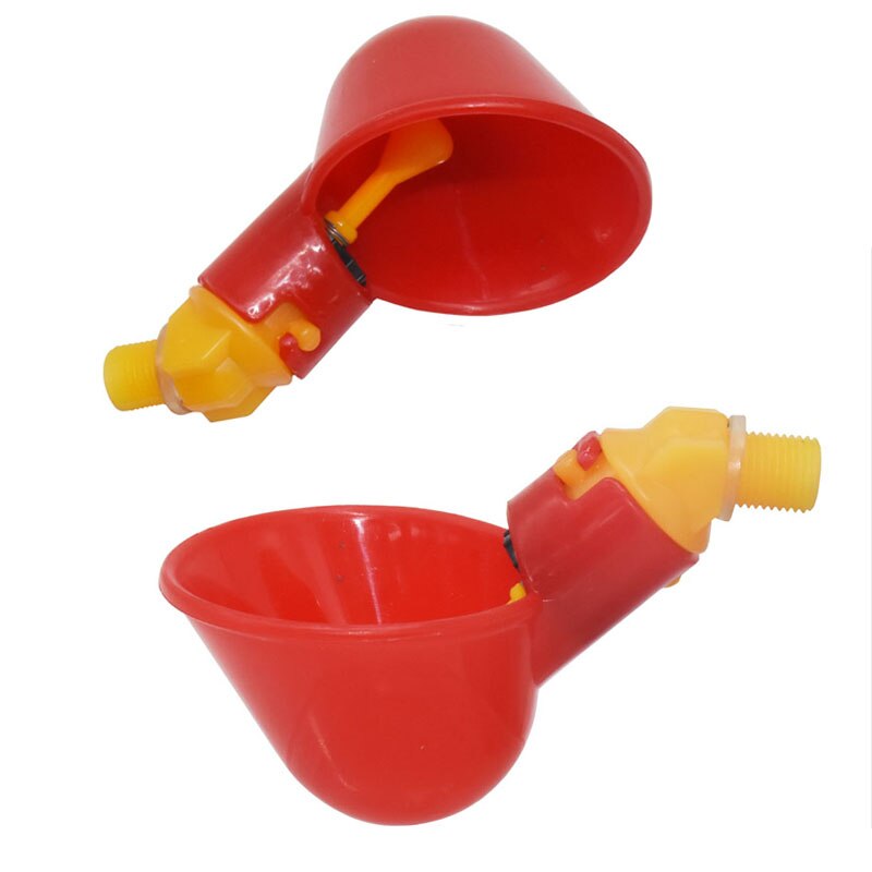100 stuks drinknippels voor kippen, drinkfonteinen, drinkbakken voor vogels en voor het water geven van kippen en pluimvee in de achtertuin