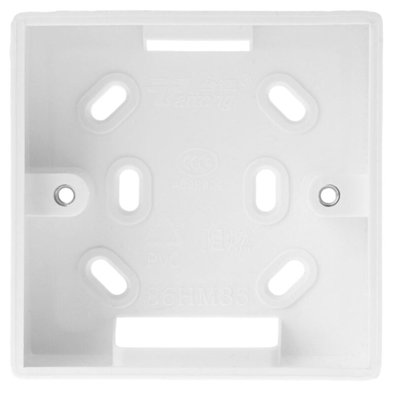 Caja de conexiones montada en la pared para termostato, controlador de temperatura, 86x86mm