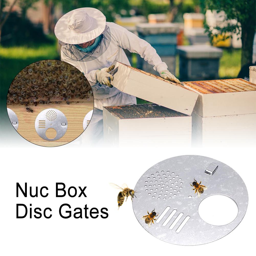 Bikuber bi boks dørbur rundt bikubehul indgang disk disk reden dør udluftning udstyr biavl værktøj forsyninger