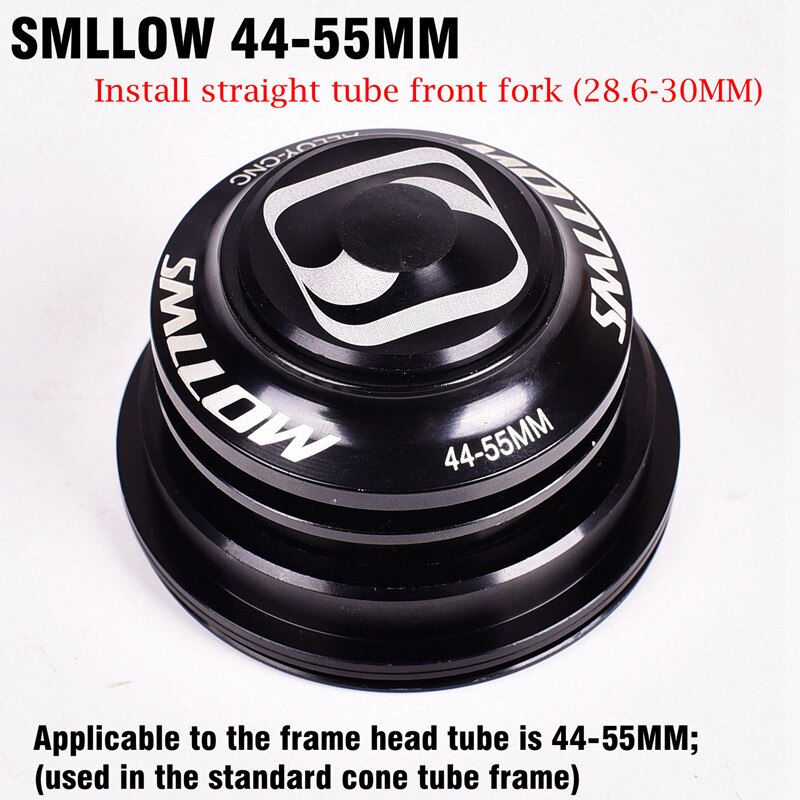 Bicycle Bearing headset 34/42/42-52/44/44-55/44-56mm Mountain bike tapered headset bearings bowl set tapered head tube bowl set: 44-55MM