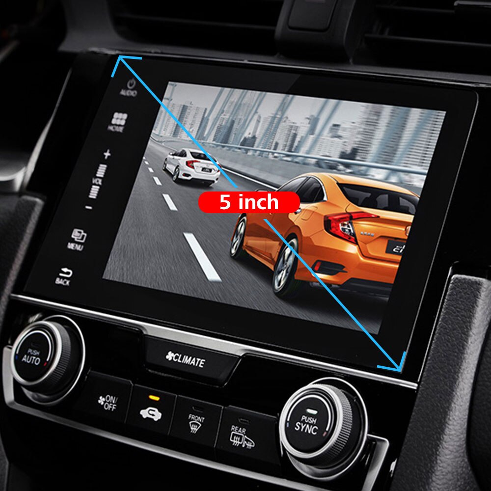 5inch 9H Auto DVD Beschermende Films Mp5 Gehard Glas Skins GPS Screen Protector Anti-Vingerafdruk Navigatie Clear