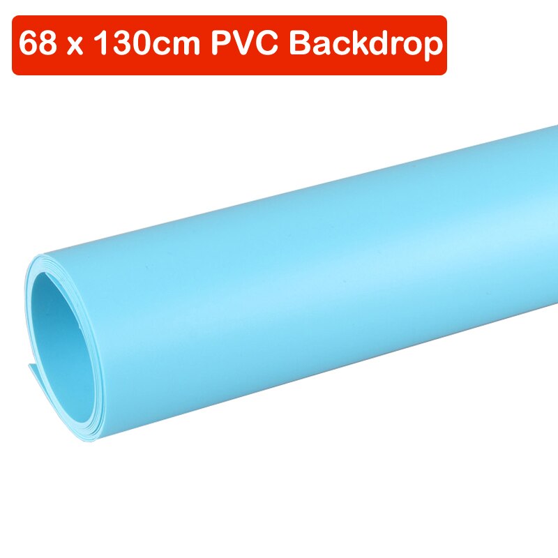 68X130 Cm Grey Pvc Materiaal Achtergronden Achtergrond Anti-Rimpel Voor Foto Studio Fotografie Achtergrond Apparatuur: Blauw