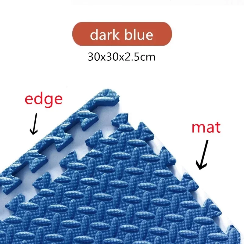 2.5Cm Dikke Baby Puzzel Matten Speelkleed Kids Grijpende Tegels Speelgoed Tapijt Zachte Klimmen Pad Eva Woonkamer Tatami spelen Matten: GRIJS