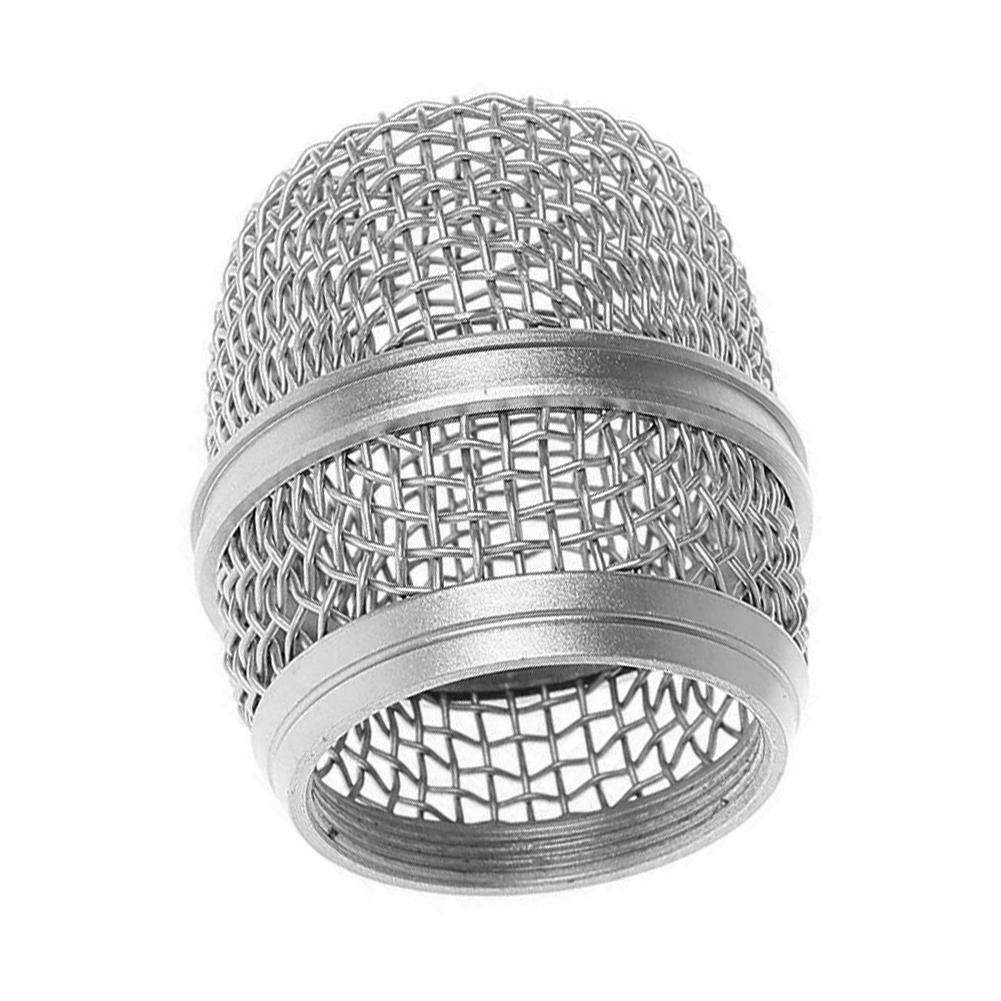 Mesh Ball Head Wired Wireless Microphone Grille Microphone Replacement Head Steel Shure SM58 Beta 57A 58A 87A 845S 945
