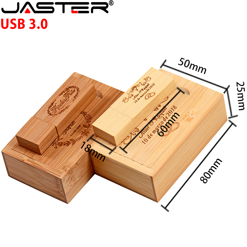 gratis tilpasset logo høyhastighets usb-minnepinne i tre 3.0 stk. 128gb stk. bryllupsminnepinner 64gb stk . fotominnepinne u-disk 16gb 32gb