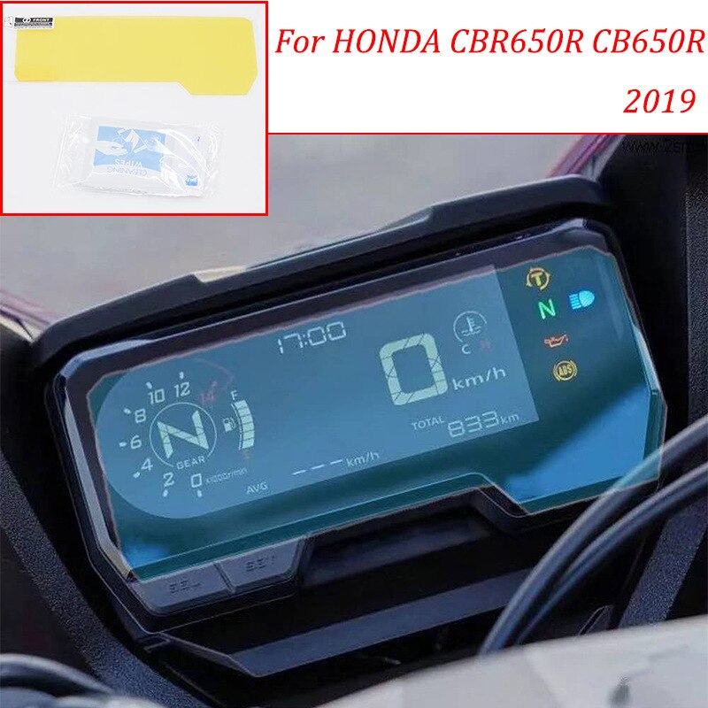 Instrument protective film for CBR650R CB650R motorbike Instrument Cluster Scratch Protection Film Screen Protector Blu-ray