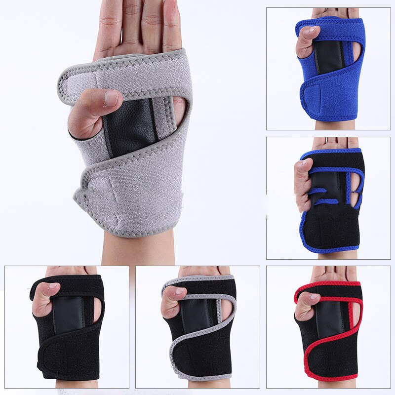 HandBrace Wrist Support Finger Splint Carpal Bandage Steel Plate Adjustable Brace Sports Wristband Steel Hand Palm Rest