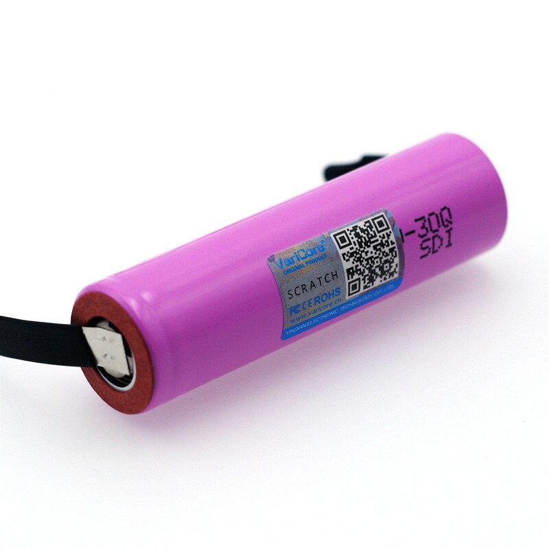 VariCore-batería recargable ICR18650 30Q, 100% mAh, li-lon, bricolaje, níquel, 3000 Original