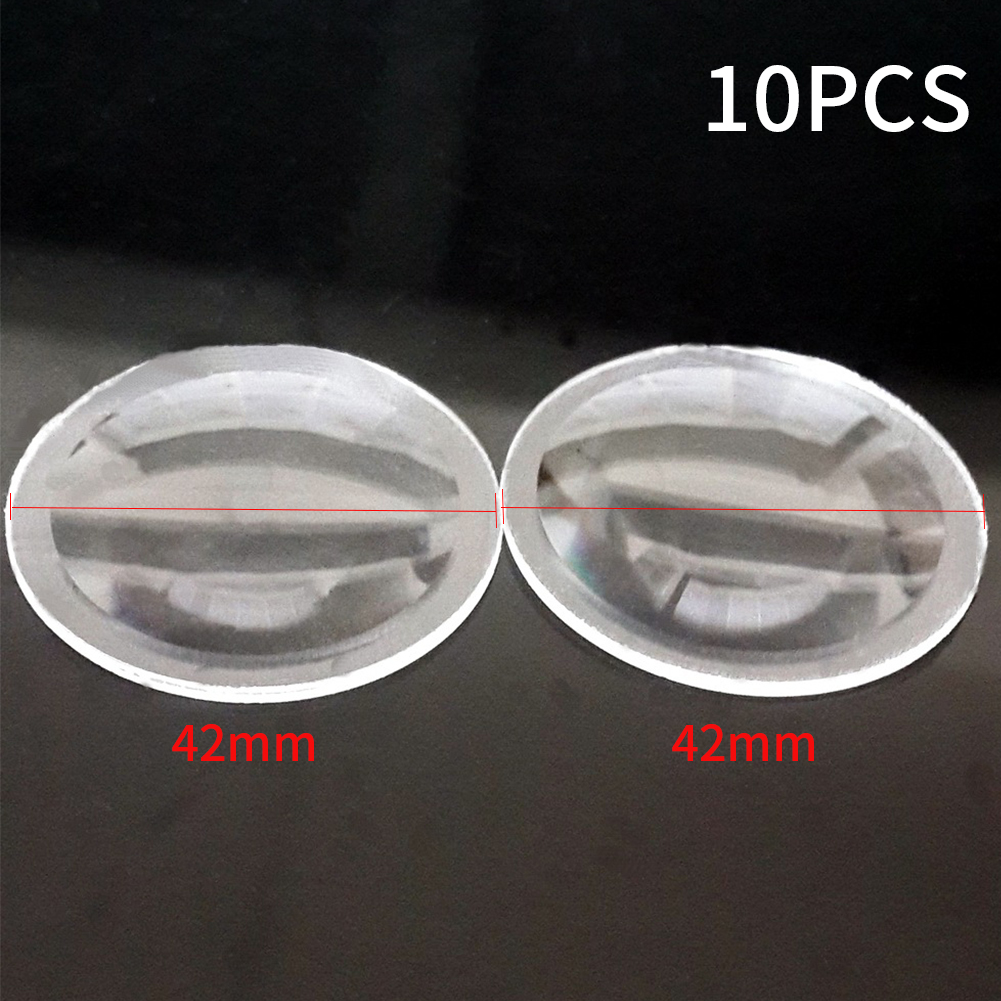 10 pièces de rechange pratiques VR HD, lentilles transparentes, convexes, focales asphériques, 3D, professionnelles, pour Google Cardboard: 42mm