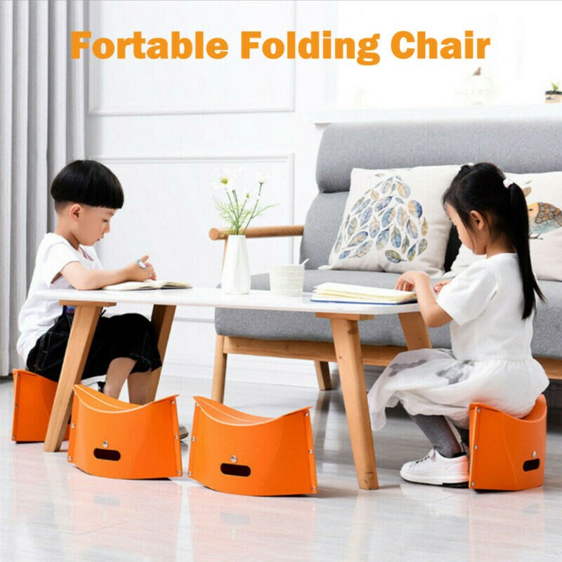 Outdoor Portable Three-legged Stool Folding Beach Chair Fishing Stool Park Bench