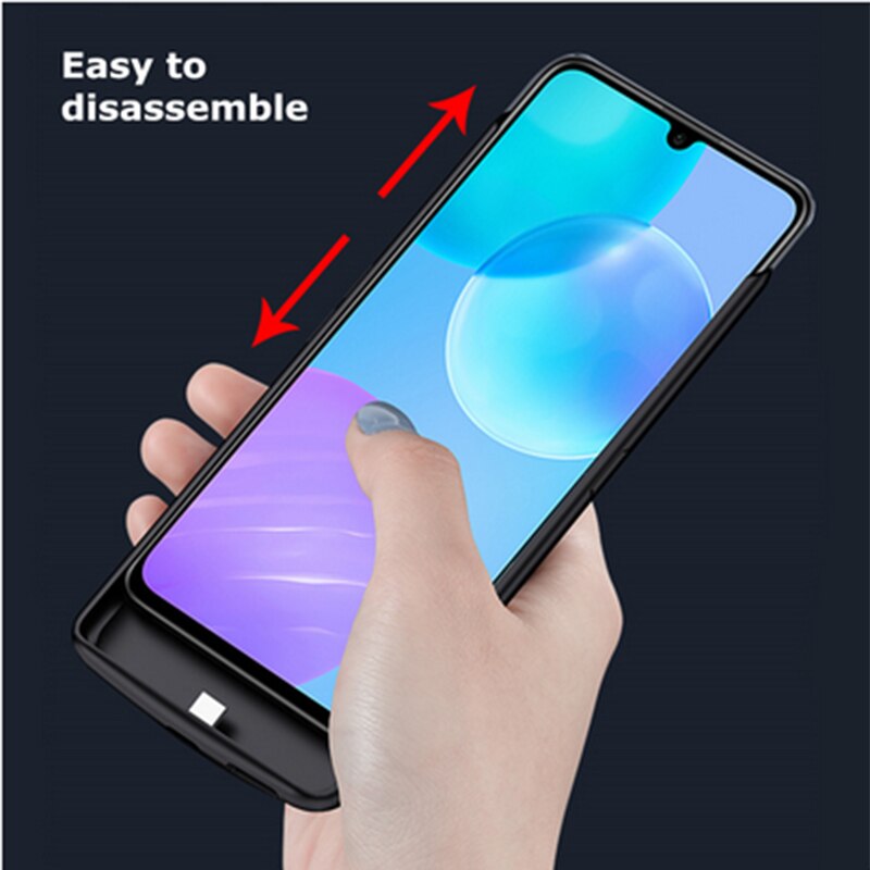 Hewei cover powerbank case dunne smartphone batterij case voor huawei honor  v30 batterij case oplader case voor huawei honor v 30 pro