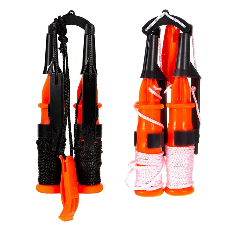 Winter Ice Fishing Pick Chisel Portable Outdoor Life-Saving Handheld Spikes With Lanyard Fishing Tackle Fishing Tool: Default Title