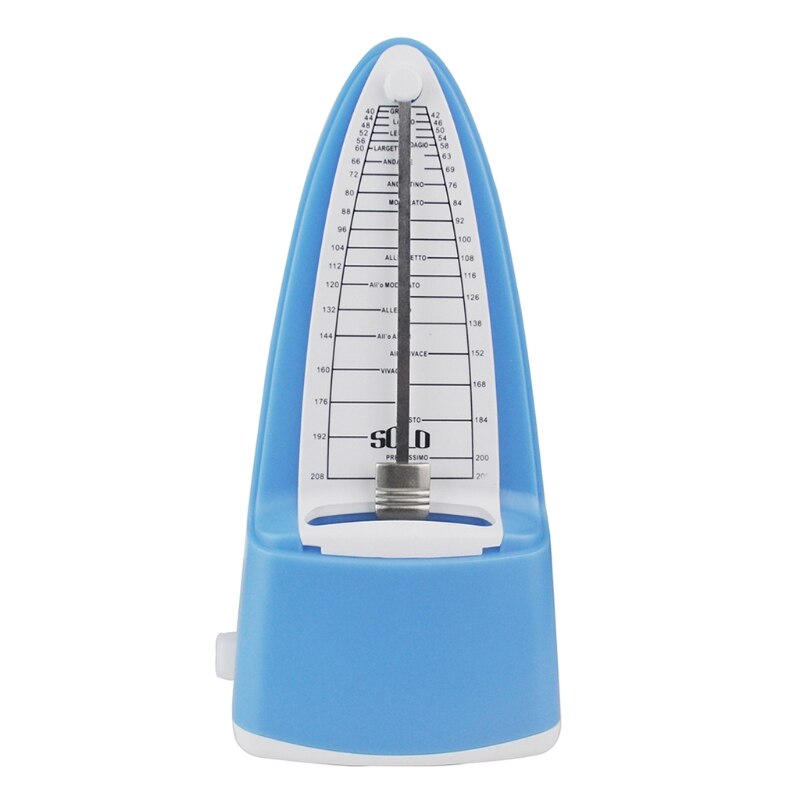 Mechanical Metronome, Universal Metronome for Piano, Guitar, Violin,Drums,etc (Tower ): blue