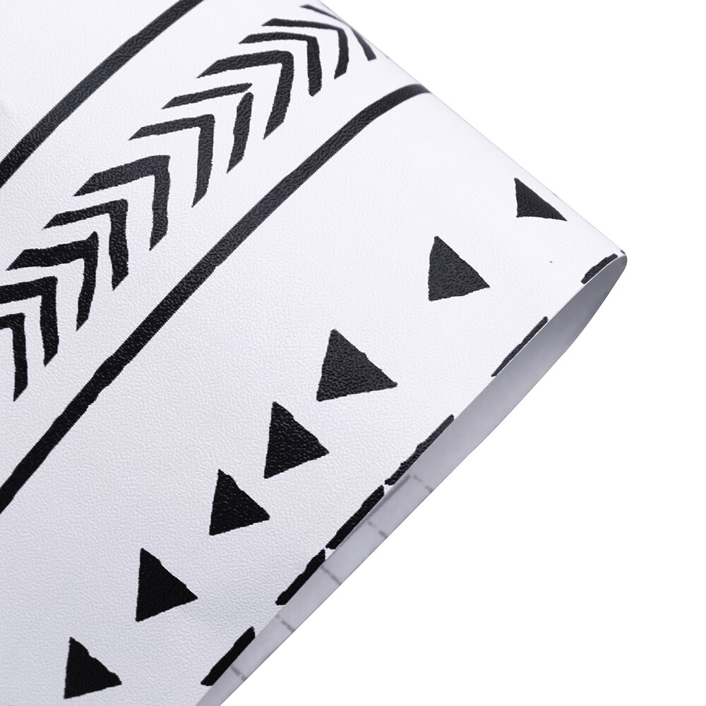 Hapyline Driehoek Schil En Stok Behang Pijl Trellis Zwart Wit Vinyl Zelfklevende Behang Slaapkamer Muur Home Decoratie