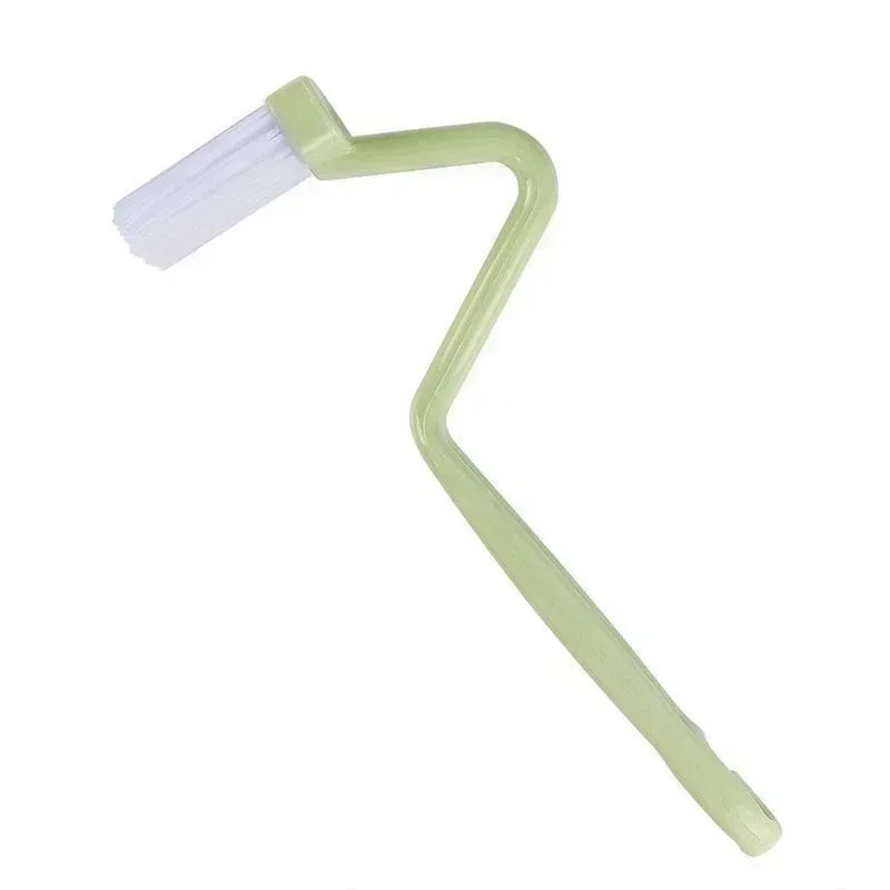 Brosse de toilette incurvée à Long manche, brosses de nettoyage de toilettes, outils de nettoyage en profondeur domestique, accessoires de salle de bains 1/2/3 pièces: green