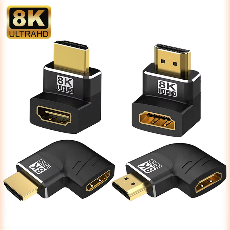 Mini adaptador HDMI 8K @ 60Hz 4K @ 120Hz Mini HDMI macho a HDMI 2,1 hembra convertidor para PC portátiles tarjeta gráfica extensión Micro HDMI