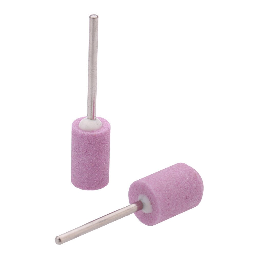 12 stk/sæt slibende stenpunkter elektrisk slibemaskine roterende værktøj til manicure pedicure værktøj neglebor maskinsæt