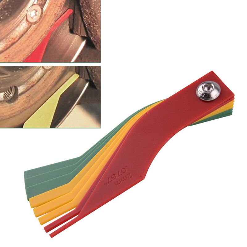 Car Brake Pad Scale Thickness Gauge Wear Measuring Instrument Car Protection Tool Feeler Detector Car Accessories CSV