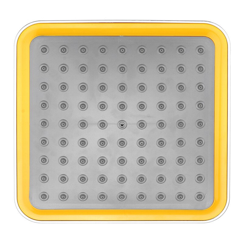 ABS Chrome 9 Inch Square Thin Rotatable Top Rain S... – Grandado