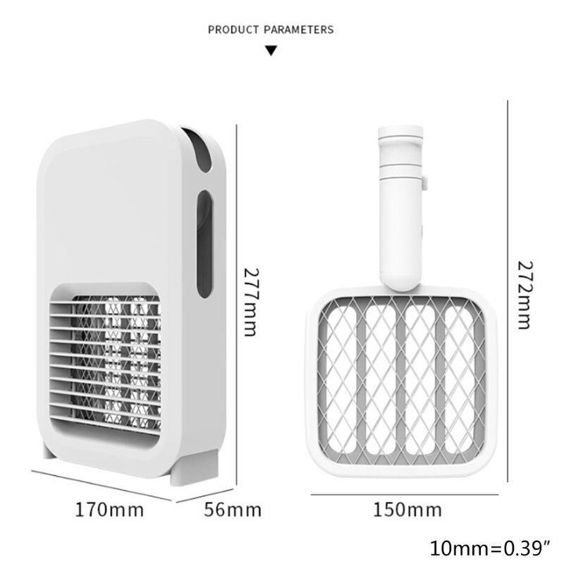 Zapper électrique intérieur ou extérieur pour insectes, moustiques et mouches, double caractéristique: mouche de raquette et Zapper de comptoir