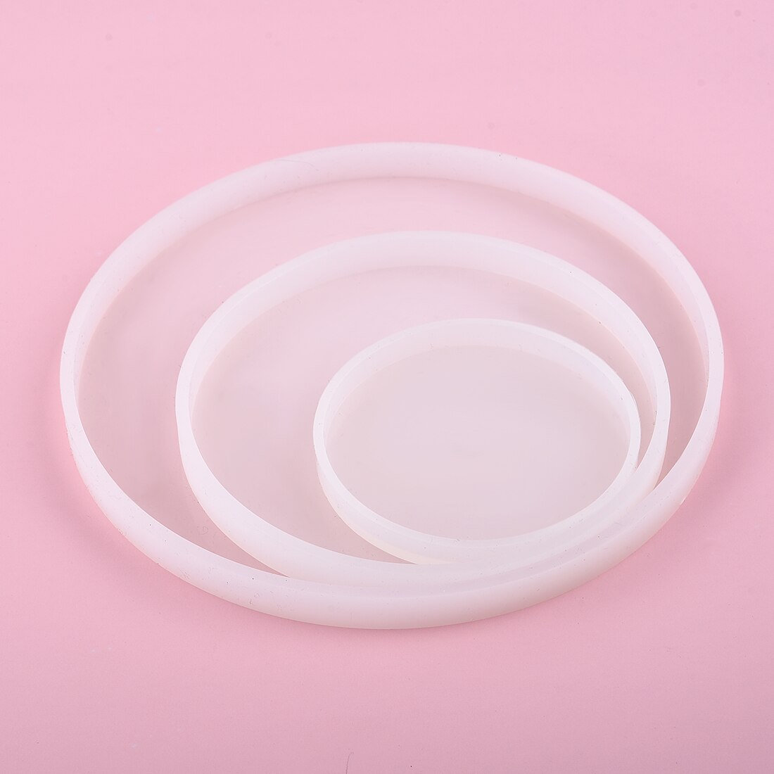 Stampo in Silicone Rotondo Quadrato Rettangolo Coaster Base Stampi In Resina Epossidica UV FAI DA TE Mestiere Della Resina Colata Stampaggio Strumenti