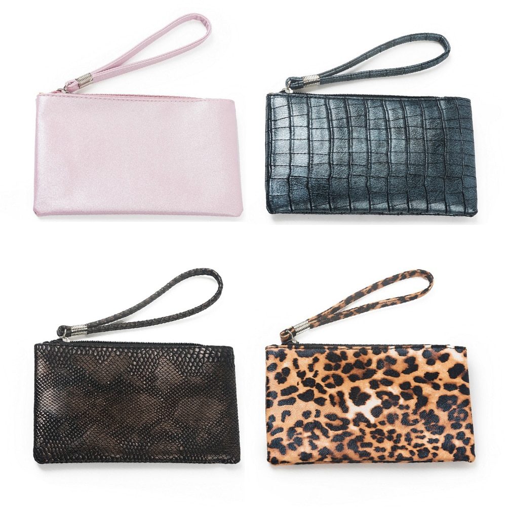 Kvinner kveldsfest damer dyremønster kløtsj konvolutt bag vesker og vesker sekk a hoved- femme