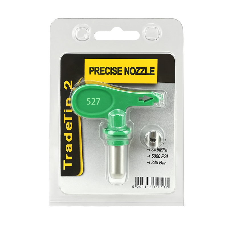 1-pack omkeerbaar spuittipmondstuk voor airless verfspuitpistolen en airless spuitmachine: Zilver