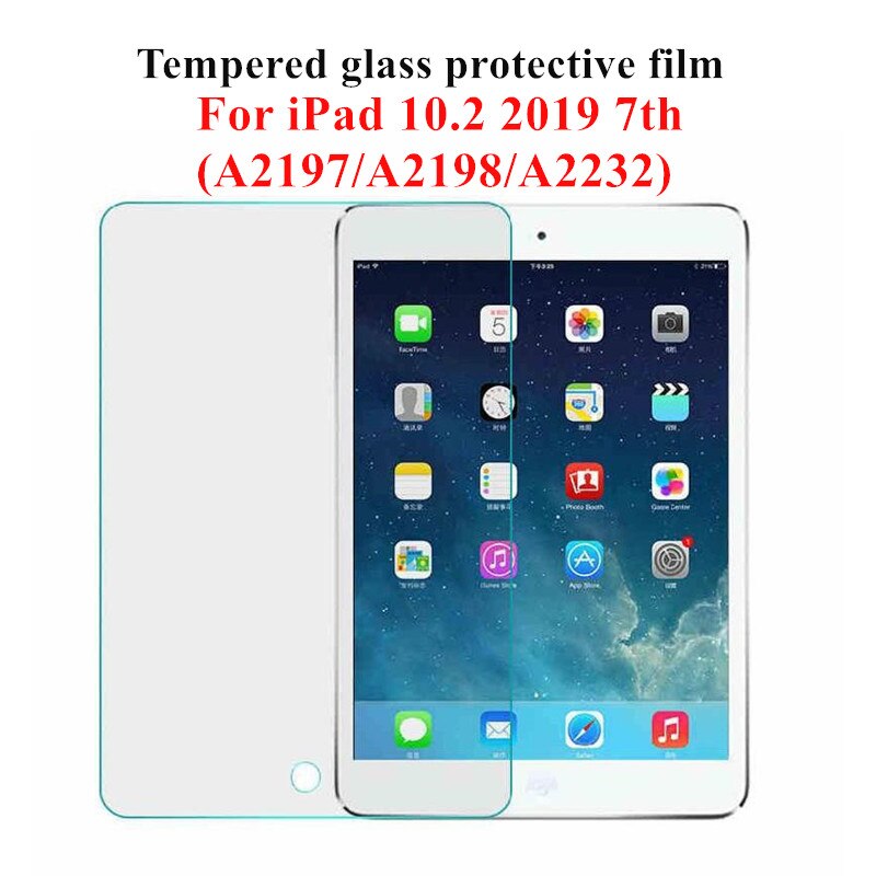 9H Vetro Temperato per iPad 10.2 7th Gen Mini 5 4 3 2 1 air 10.5 Pro 11 HD protezione dello schermo per il Nuovo iPad 2 3 4 5 6 7 8 9.7 pollici: for iPad 10.2