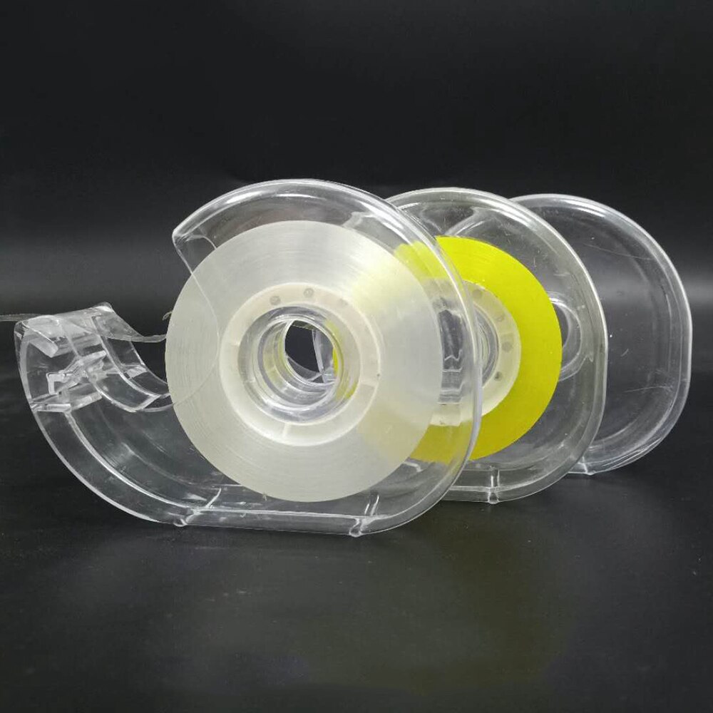 Nyeste gjennomsiktige maskeringstape dispenser kutterholder skrivesaker diy washi tape lagring organiser kutter forsyninger