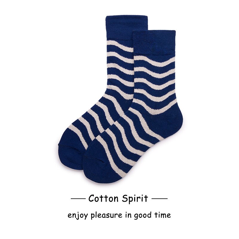 socks women woman socks socks men combed cotton socks striped pattern middle tube men's socks novelty socks: D4