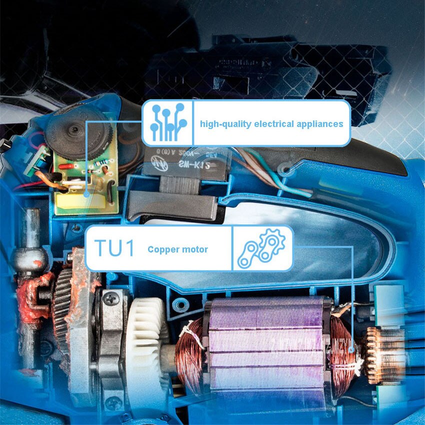 JS-D01 Electric Jig Saw Chainsaw Cutting Machine Small Home Woodworking Tool 6 Variable Speed Electric Saw 220V 650W 3000r / min