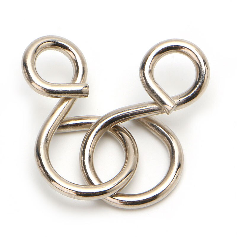 8 sztuk/zestaw zagadki logiczne z drutu gra IQ umysł test łamigłówka zabawki dla dzieci dorośli GXMB