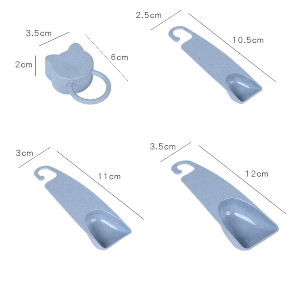 Measuring Spoons Set Clear Gram Scale Milk Powder Seasoning Measurement Device Baking Tool